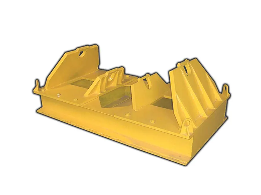 Industrial pipe saddles and supports fabricated by National Engineers and Steel Fabricators