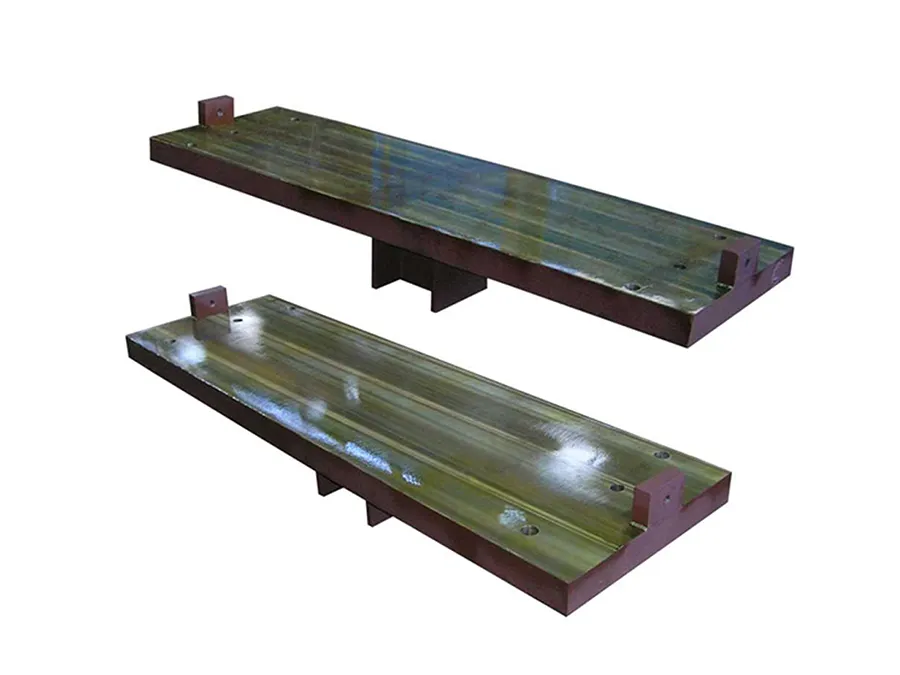 Industrial base plates fabricated by National Engineers and Steel Fabricators