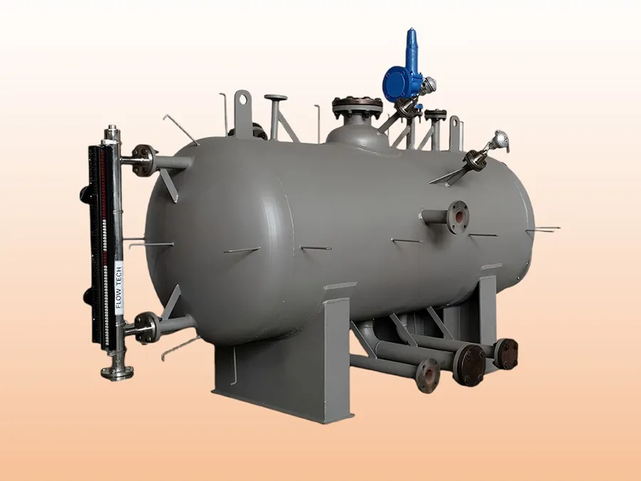 Skid-mounted process package fabricated by National Engineers and Steel Fabricators